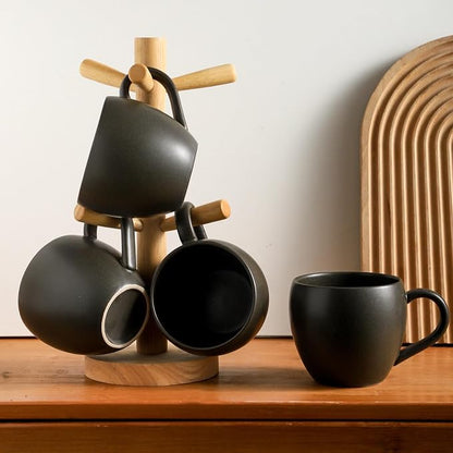 Coffee Mugs Set of 4, Ceramic Coffee Cups - Image 9
