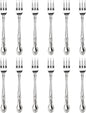 New Star Foodservice Rose Pattern Stainless Steel Oyster Fork, Commercial Grade by NewStarFoodservice