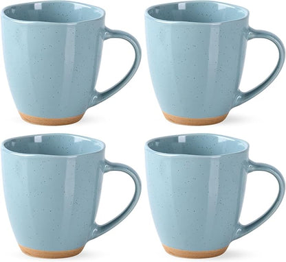 AmorArc 12oz Coffee Mugs, Ceramic Coffee Mugs set of 4 by AmorArc