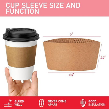 12 oz 100 Pack Coffee Cups - Image 6