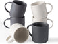famiware Coffee Mug Set for 6, Star 12 oz Catering Mugs Cup Set by Famiware