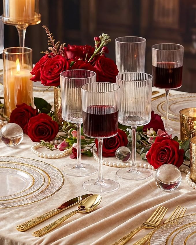 Ciaell 12 Pack Plastic Wine Glasses - Image 3