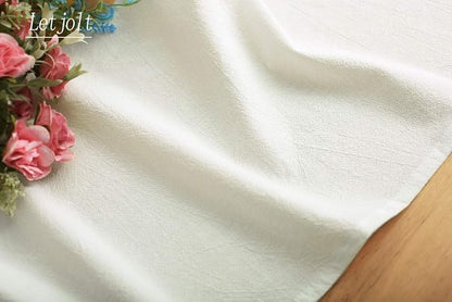Letjolt White Table Runner 72 Inches Long | Rustic - Image 3