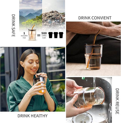 BLUEPOLAR 13oz/400ml Glass Water Tumbler - Image 5