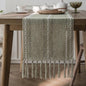 ZAIIVE Geometric Patterned Table Runner by ZAIIVE