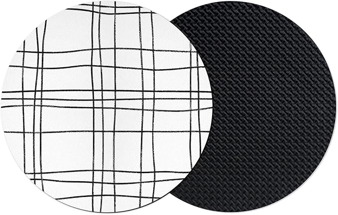 Modern Minimalist Lines Coasters Set of 2 Absorbent Coasters by Unknown