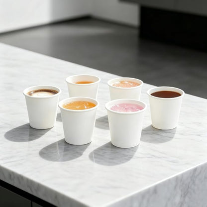 Espresso to Go Cups, Disposable Paper Cups, Travel Cups, 4oz Paper Cups - Image 6