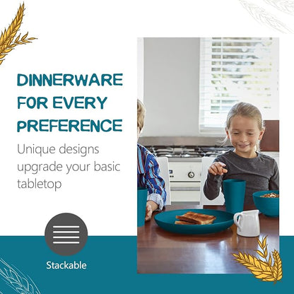 Teivio 32-Piece Plates and Bowls Sets - Image 3