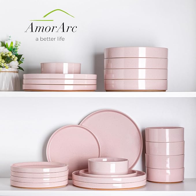 AmorArc Stoneware Dinnerware Sets - Image 7
