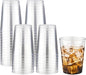 RACETOP 10 oz 100 Pack Disposable Plastic Cups, Disposable Clear Plastic Cups by RACETOP