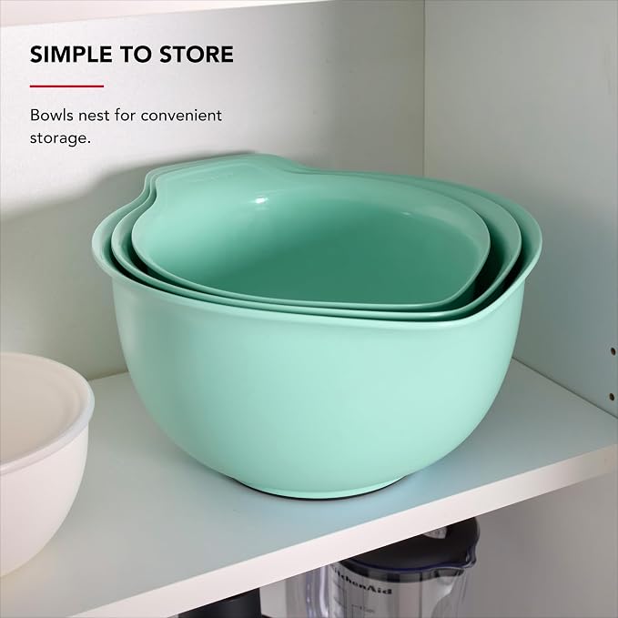 KitchenAid Universal Nesting Plastic Mixing Bowls - Image 5