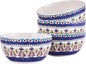 Bico Boho Totem Cereal Bowls Set of 4, 26 oz Deep Ceramic Soup Bowls by Bico