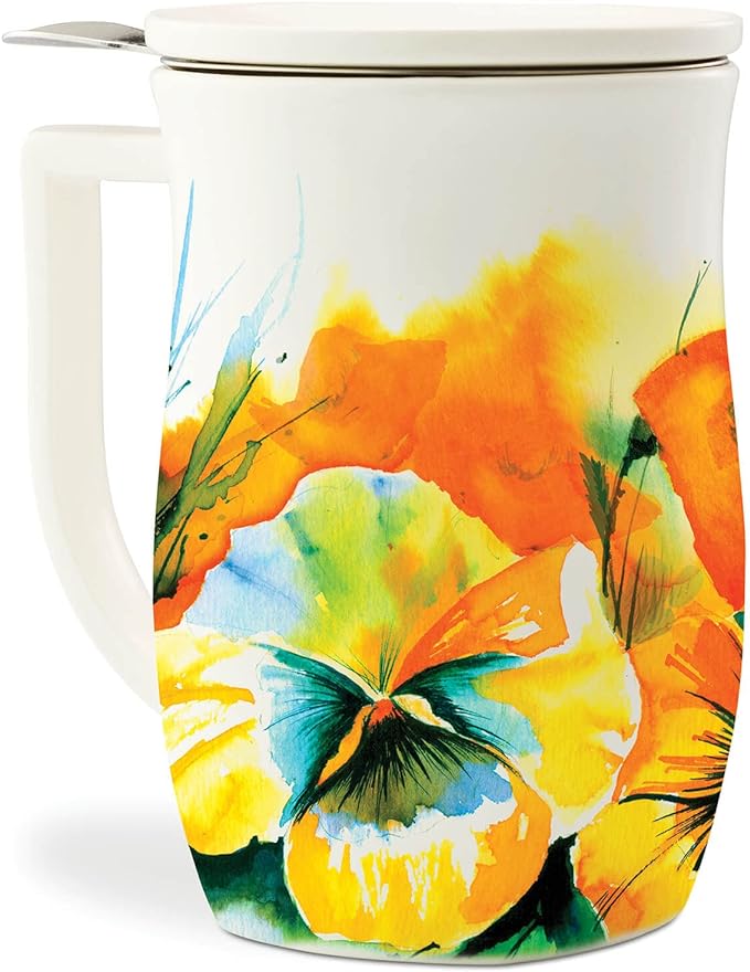 Tea Forte Ceramic Fiore Tea Cup by TeaForte