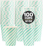 Disposable Coffee Cups, To Go Paper Hot Cups, Water Blue by SMYGOODS