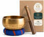 Handcrafted Tibetan Singing Bowl Set – 3.5” Sound Bowl by TheOHMStore