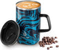 Ideus 16 oz Insulated Stainless Steel Coffee Mug by IDEUS