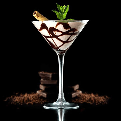 DISCOUNT PROMOS Martini Glasses by ARC 10 oz. Set of 10, Bulk Pack - Perfect for Hotel, Bar, Restaurant or Lounge - Clear