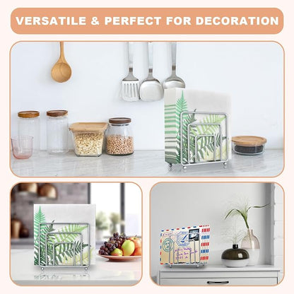 LAIHIFA Napkin Holder, Kitchen & Countertops, Modern Metal Cocktail Paper - Image 5
