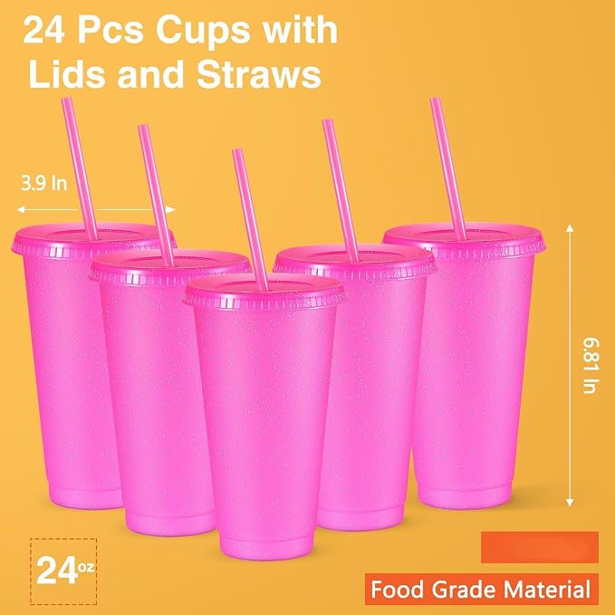 Amyhill 24 Pcs Reusable Cups - Image 2