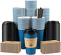 Clawsoff 100 Pack 16 oz Disposable Paper Coffee Cups by BuyNow