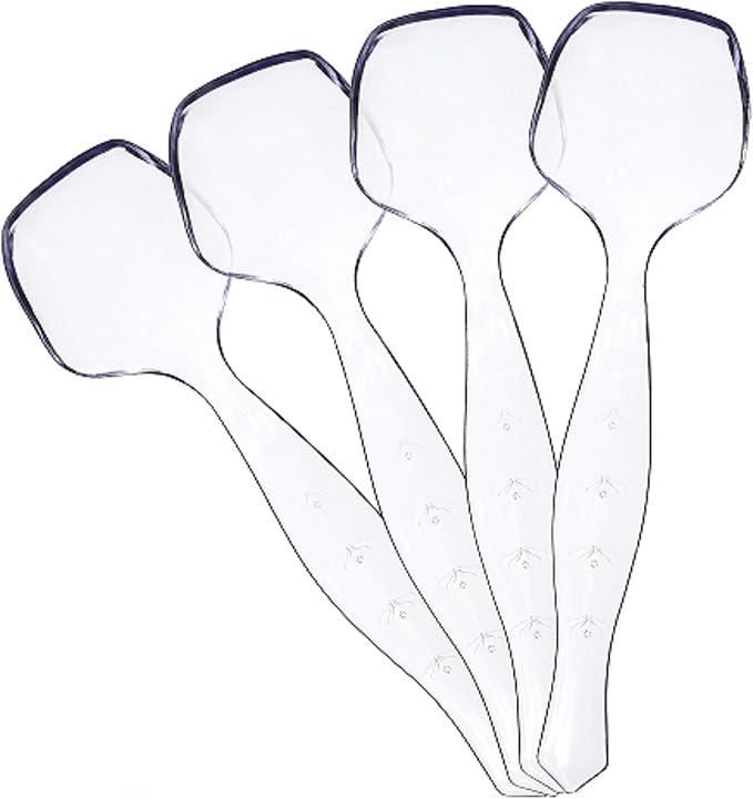 Plasticpro Disposable Plastic Serving Spoons Durable Heavy Duty Premium Serving by PLASTICPRO