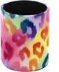 Leather Pen Holder for Desk, Colorful Leopard Print Pencil Cup Pen Organizer by Unknown