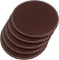 Leather Coasters for Drinks, Drink Coaster for Tabletop Protection Home Decor & by Unknown