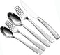 20-Piece Silverware Set for 4, CITESANA Heavy Duty Stainless Steel Flatware Set with Ripple Handles, Mirror Polished Kitchen Cutlery Set