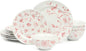 Martha Stewart Empress Bouquet 12-Piece Decorated Porcelain Chip and Scratch by MarthaStewart