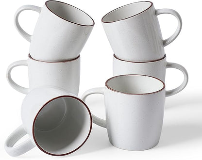 famiware Mercury Coffee Mugs 13 oz, Coffee Mugs Set of 6 by Famiware