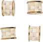MACKENZIE-CHILDS Enamel Napkin-Ring Set, napkin-holder ring by Unknown