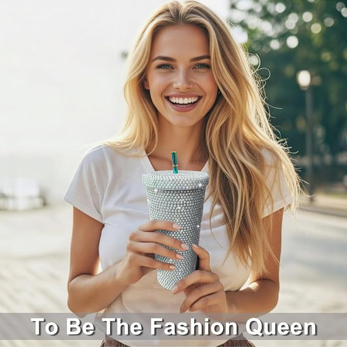 26oz Bling Rhinestone Tumbler - Image 5