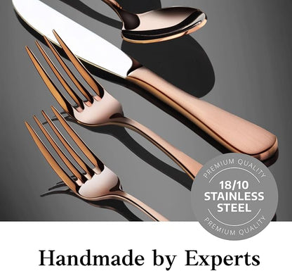 Artaste 18/10 Stainless Steel Flatware 36-Piece Set, Rain 1029130, Matte Finish - Image 6