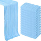 12 Pack Baby Blue Cheesecloth Table Runner 10Ft Gauze Cheese Cloth Table Runner by Heneger