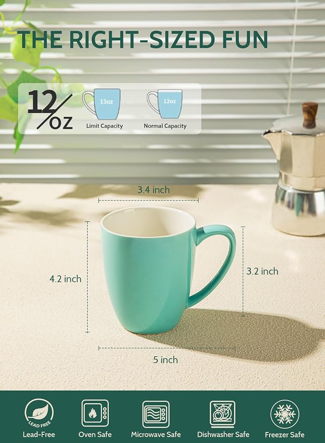 Sweese Porcelain Coffee Mugs - Image 6