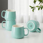 Teocera Coffee Mugs Set of 4-12oz Chip-Resistant Ceramic Cups by Teocera