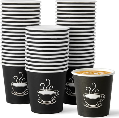 TV TOPVALUE 600 Pack 4 oz Paper Cups, Small Disposable Coffee Cups, Paper by TVTOPVALUE