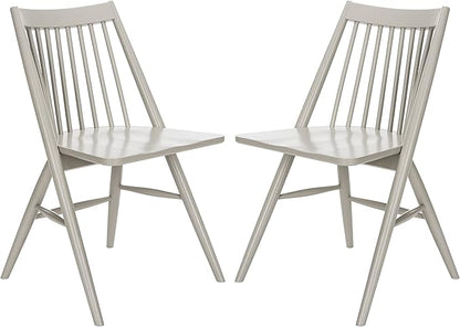 Safavieh Home Collection Wren Grey 19-inch Spindle Dining Chair (Set of 2)