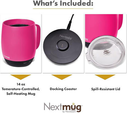 Nextmug - Temperature-Controlled, Self-Heating Coffee Mug | – No App, - Image 3