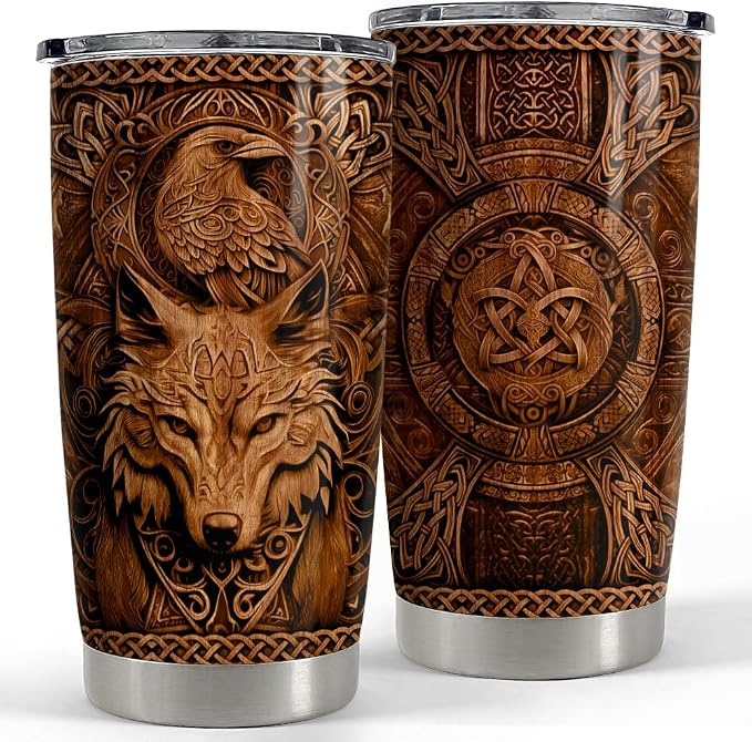 Viking Tumbler 20oz Viking Gifts by SANDJEST