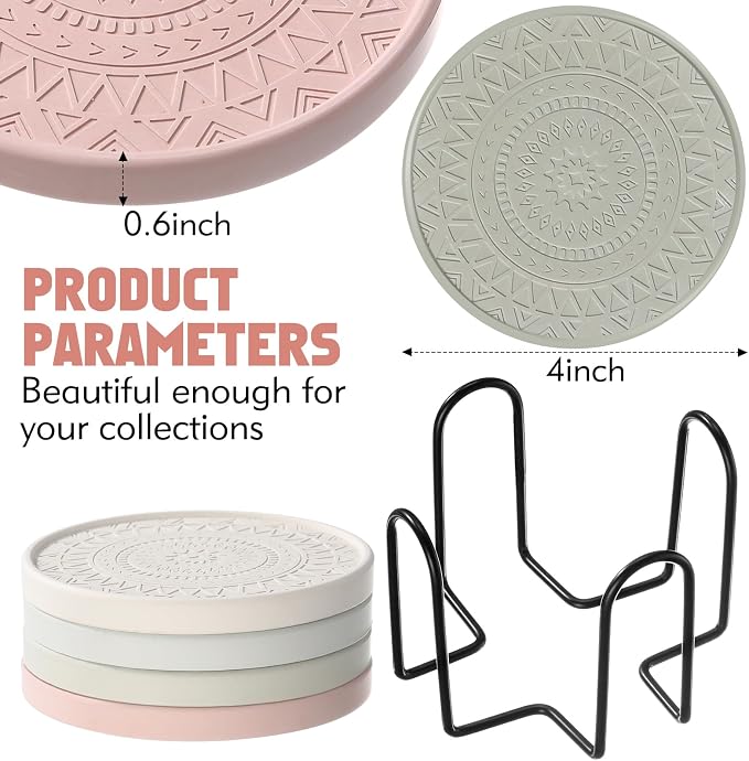 Photect Diatomaceous Earth Coasters Set - Image 2