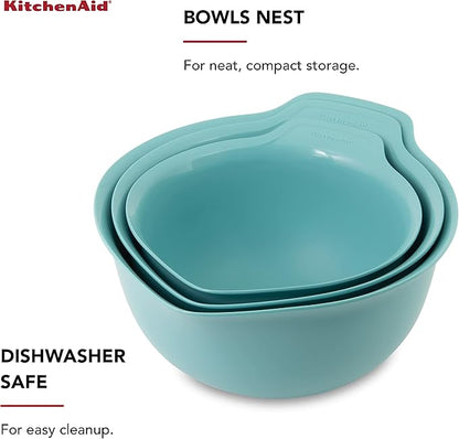 KitchenAid Universal Nesting Plastic Mixing Bowls - Image 4