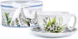 STP GOODS Bone China Tea/Coffee Cup and Saucer in Gift Box Tea Cup and Saucer by STP-Goods