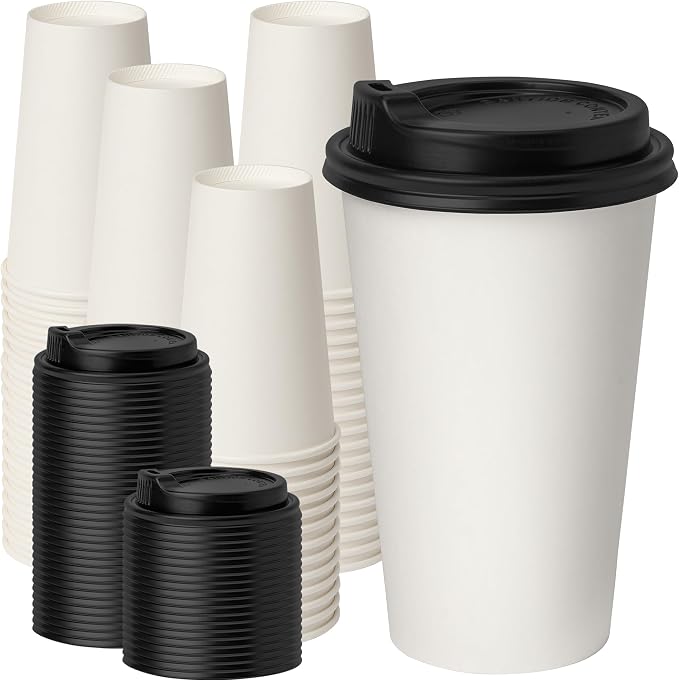 RACETOP Disposable Paper Coffee Cups by RACETOP