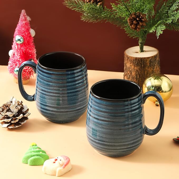 HASENSE Coffee Mugs Gift Set, 20 oz Ceramic Coffee Cups - Image 6