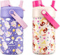POWCAN 2 Pack 12 oz Kids Insulated Water Bottle by POWCAN