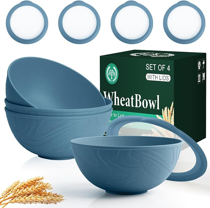 Bowls for Kitchen, Wheat Straw Bowls by HOMIENLY