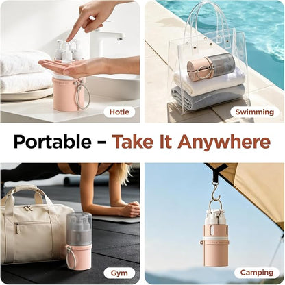 4 in 1 Travel Dispenser Bottle, Travel Toiletry Bottles - Image 5