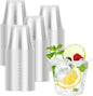 BYSNOW 100 Pack 9 oz Clear Plastic Cups Disposable Plastic Wine Cups | by BYSNOW