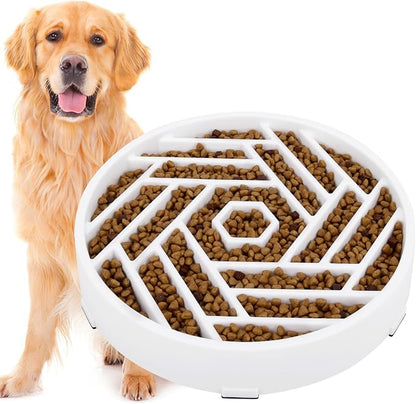 TOBYTO Slow Feeder Dog Bowls Large Medium Breed, Anti-Choking Slow Eating Dog by TOBYTO